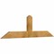 Ekena Millwork Portland Rough Sawn Timber Gable Bracket, Western Red Cedar, 72"W x 21"H x 2"D x 6"F, 7/12 Pitch GBW072X21X0206POR00RWR - alternate 4
